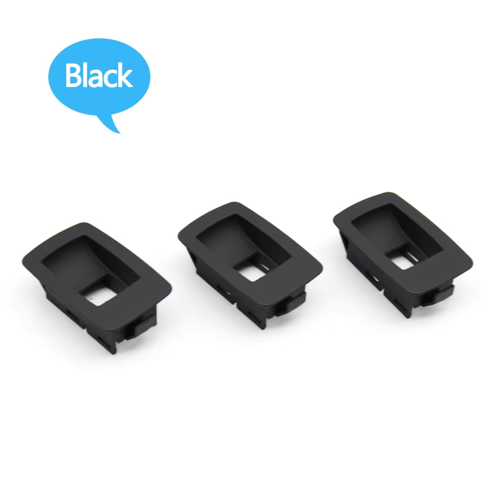 3pcs Front Rear Passenger Door Window Switch Cover Panel Replacement For BMW 3 Series E90 E91 316 318 320 325 328i 2004-2012