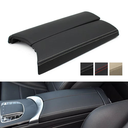 Center Console Lid Armrest Box Panel Leather Trim Protect Cover For Mercedes Benz C GLC Class W205 W253 C200 C300 GLC200 GLC300