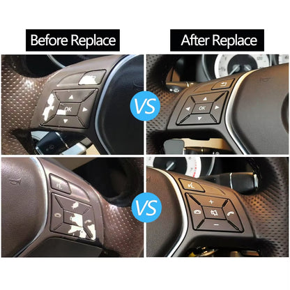 W204 X204 W212 W156 W246 W207 W117 W218 Car Steering Wheel Control Menu Control Switch Button For Mercedes BENZ C E A GLK Class