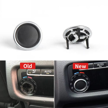 A/C Knob Button Rear Air Conditioning Panel Switch Car Rear Air Conditioning Control Panel Knob Cover 7N0907049C for VW Sharan
