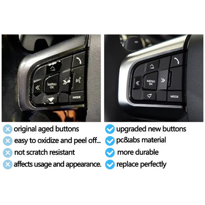 Car Steering Wheel Button Multi Function Control Switch Buttons For Land Rover Discovery Sport For Jaguar XF XE F-PACE 2015-2019