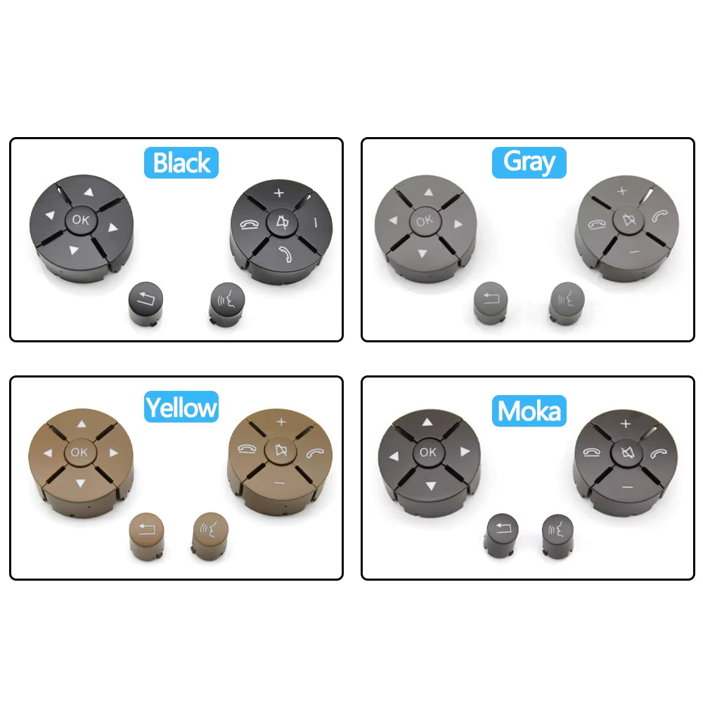 Car Multi-function Steering Wheel Control Buttons Cover For Benz C GLK E Class W204 X204 W207 W212 C180 C200 C250 C260 C300 C350
