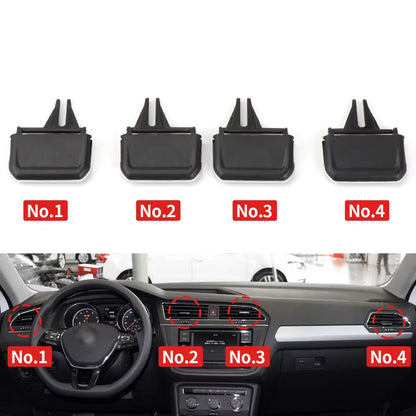 Car Front Air Conditioning A/C Air Vent Outlet Tab AC Leaf Adjust Clip Repair Kit for VW Tiguan 2017-2021 Volkswagen Car Styling