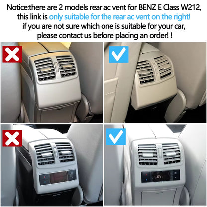 Model B Rear Air Conditioning AC Vent Grille Outer Cover For Mercedes Benz W212 E Class E200 E260 E280 E300 E320 E350 E400