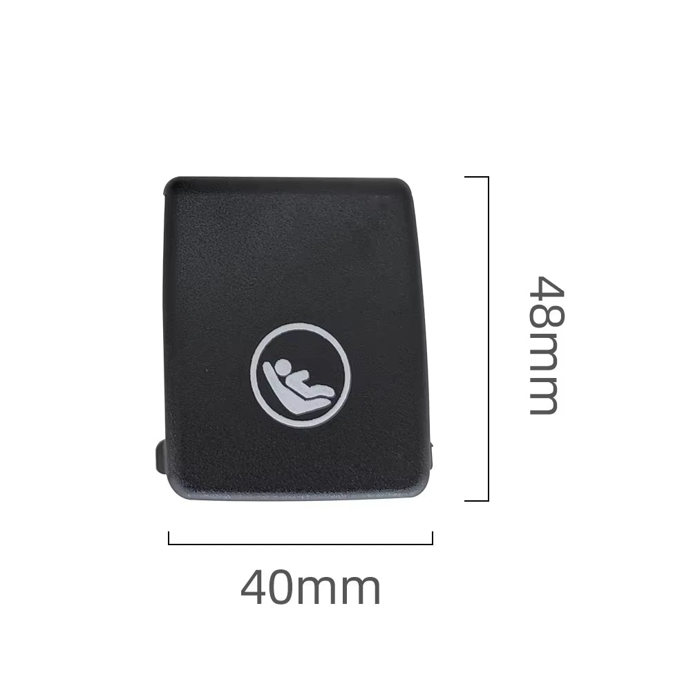 Rear Buckle Cover 31685072 Car Rear Child Fixing Isofix Cover Rear Child Isofix Mount Caps Cover Easy Installation