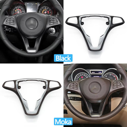 Car Steering Wheel Cover Trim For Benz A B C CLA CLS E GLA GLC GLE Class W176 W246 W205 W117 W218 W213 W156 X253 W292 W166 W448
