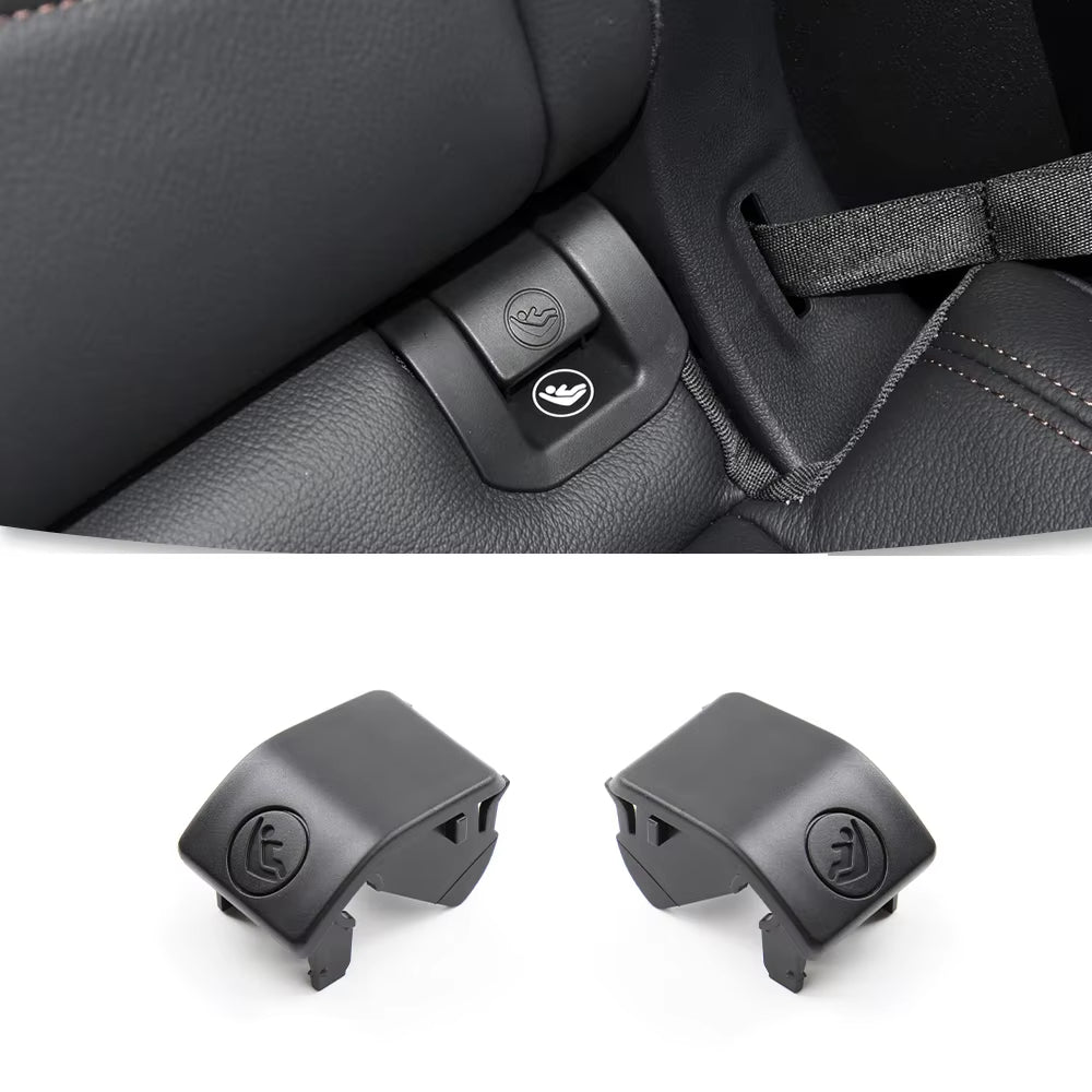 For Audi Q3L 2019-2024 Car Rear Child Seat Anchor Safety ISOFix Cover Trim Child Restraint Seat Cover 83A8871874PK