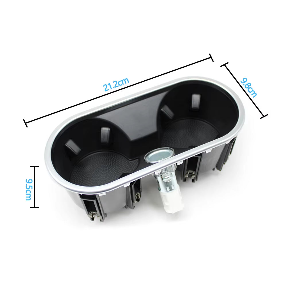 Car Front Center Console Cup Holder Compartment For Porsche Cayenne 7P5 958 92A 2011-2017 95855353100