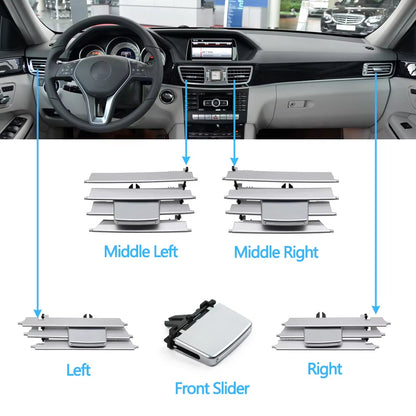 Front Dash Center Left Right AC Vent Grille Repair Kit Or Tab Clip For Mercedes Benz Sedan W212 E260 E350 2013-2015 A2128303154