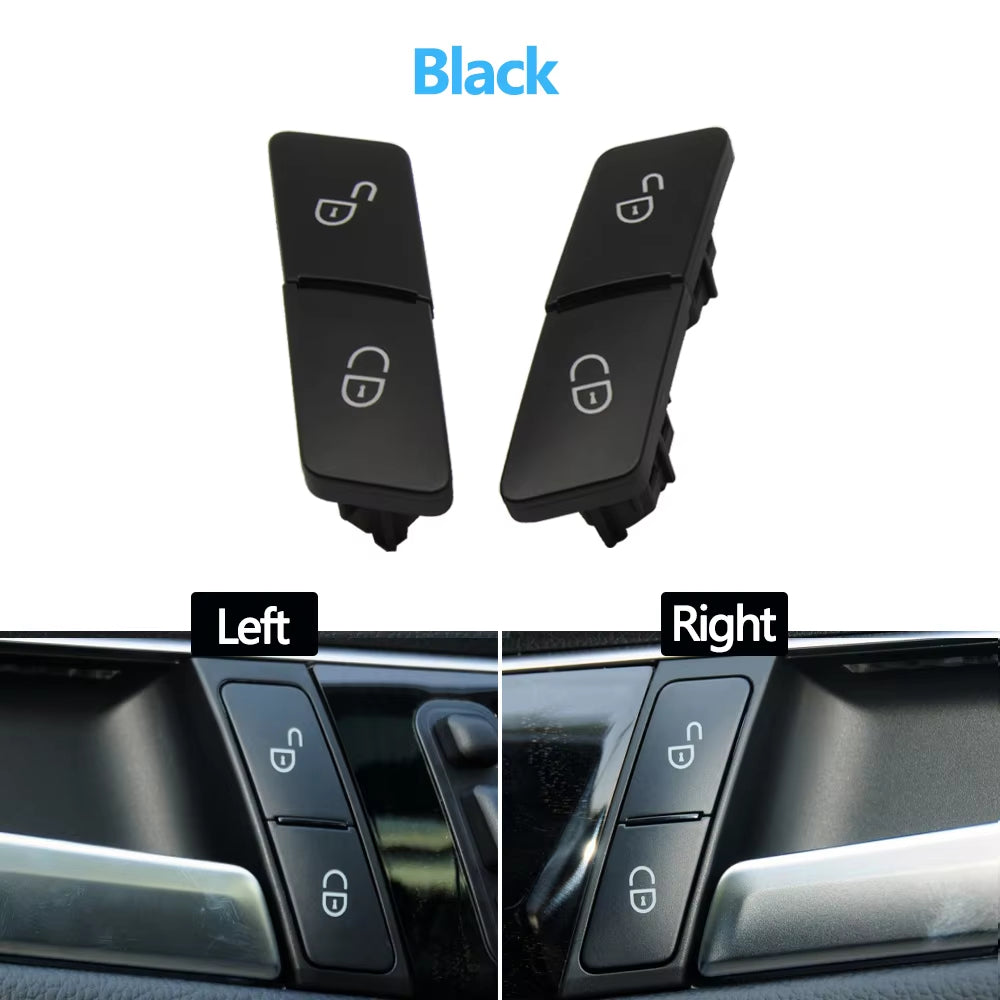Black Silver Front Left Right Door Lock Unlock Switch Button For Mercedes Benz C GLK E GLE Class C204 GLK204 W212 W207 W166