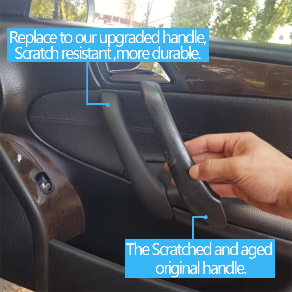 2PCS/4PCS Car Interior Accessories Front Left Right Door Pull Handle Set Replacement For Mercedes Benz W203 C Class 2000-2007