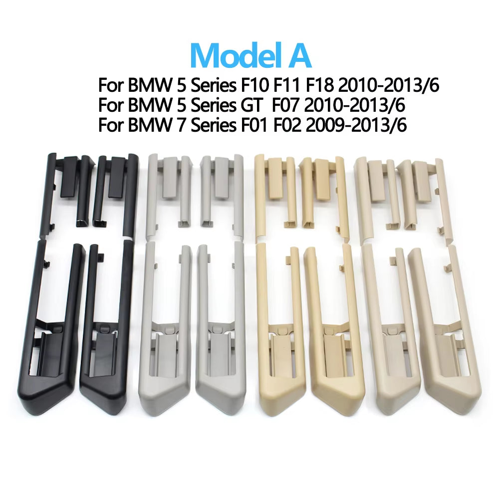 4pcs Set Car Seat Sliding Track Bonnet Rail Trim Cover For BMW 5 7 Series F10 F11 F01 F02 520 523 525 528 530 730 740 750 760