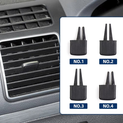 Car Front A/C Air Conditioning Vent Outlet Tab Clip Repair Kit For VW Touran 2005-2015 Auto Interior Accessories 1TD819703A