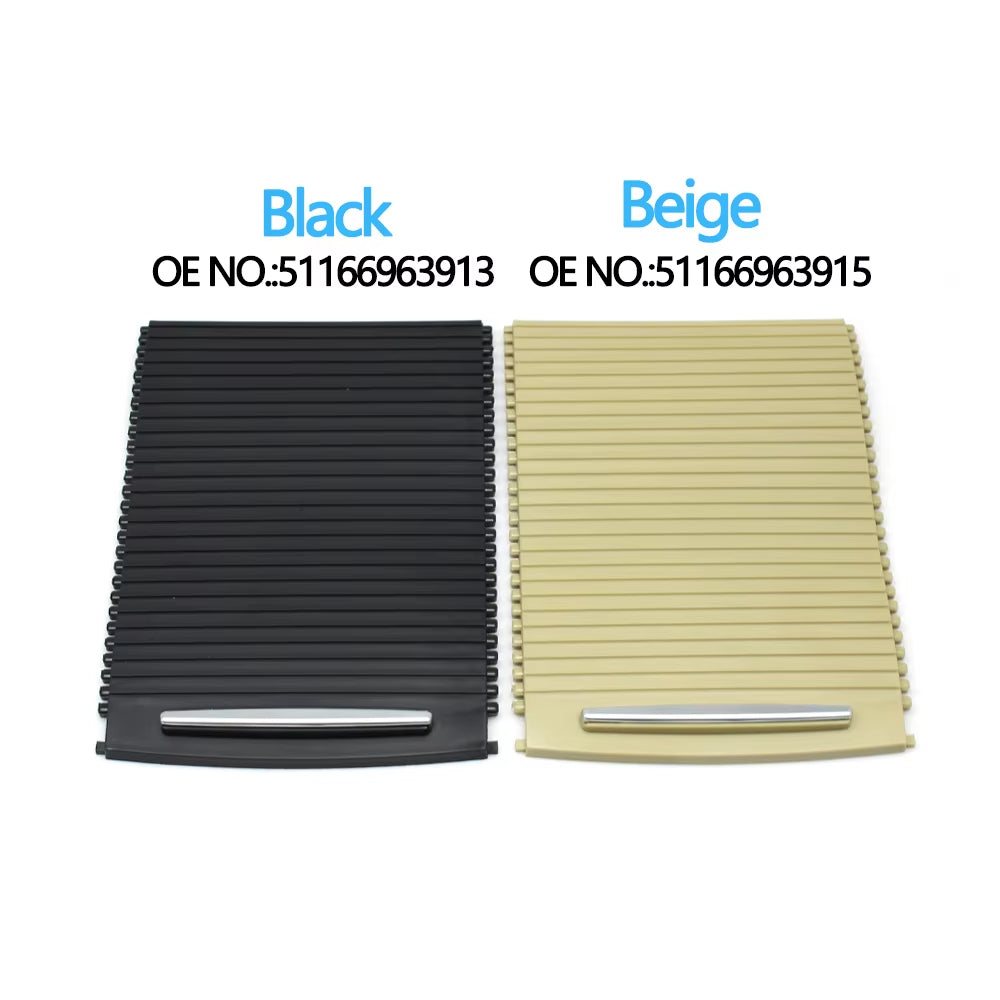 Car Rear Console Cup Holder Roller Blind Cover For BMW 3 Series E92 E93 M3 Convertible Coupe 2006-2013 51166963913,51166963915