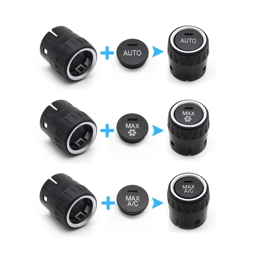 AC Heater Climate Control Switch Button Radio Volume Knob Cover For BMW 1 2 3 4 M4 Series F20 F21 F22 F87 F30 F31 F34 F32 F36