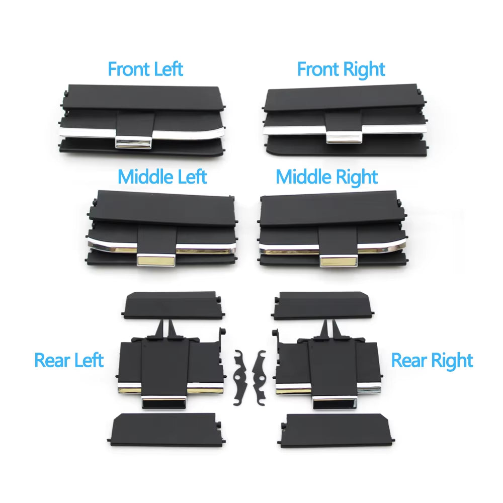 Car Front Rear Middle Left Right Air Conditioning AC Vent Grille Slide Clip Repair Kit For Maserati Quattroporte M156 2013-2022