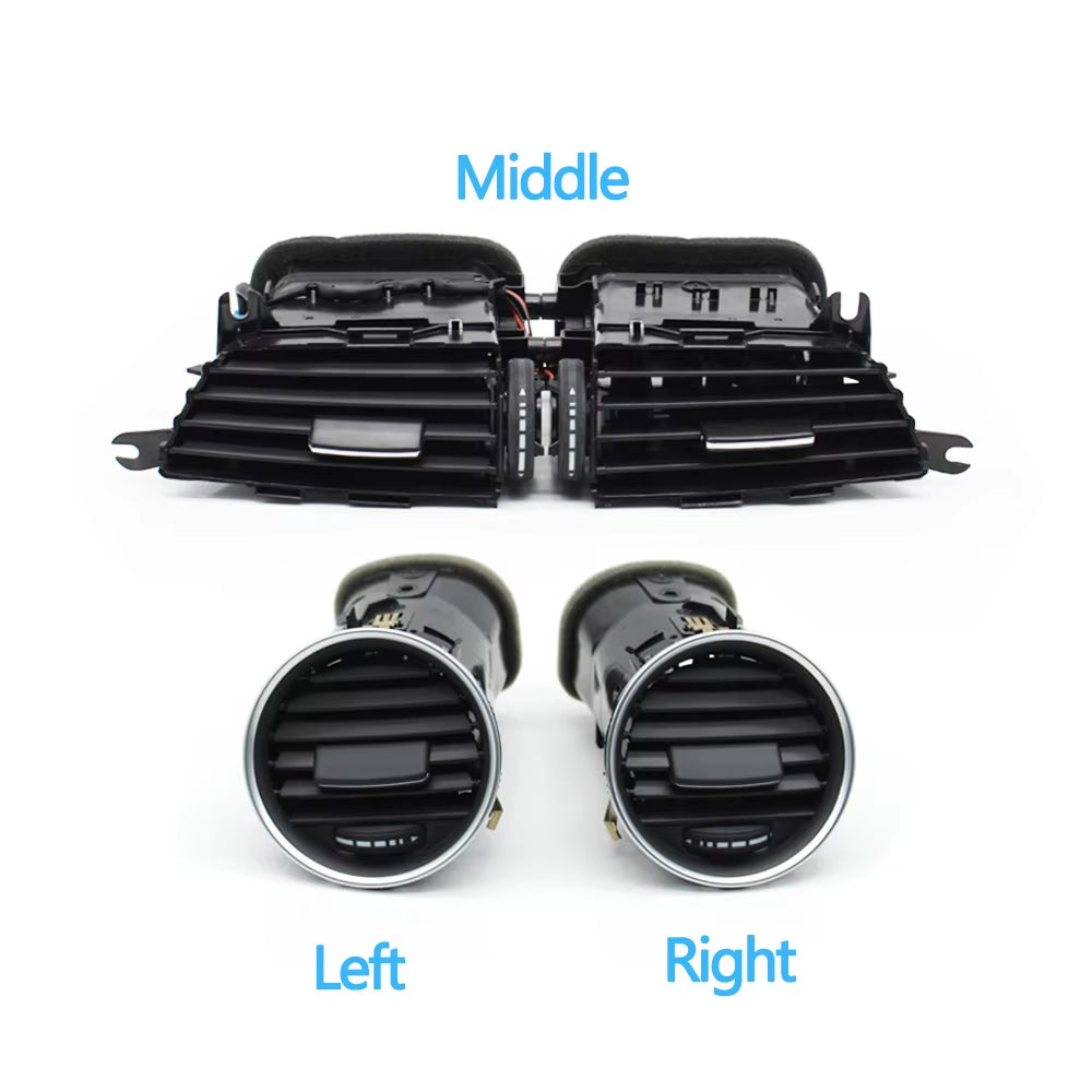 LHD RHD Car Central Left Right Air Conditioning AC Vent Grille Assembly For Mercedes Benz C Class W204 LCI 2011 2012 2013 2014