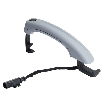 Exterior Door Handle 4L0837205A 4L0837205AGRU for Audi Q7 2007-2015, Keyless Entry, Primed, Front Rear Left Right