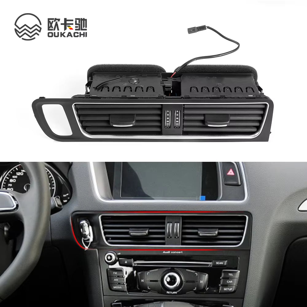 Premium Center Air Vent Assembly Compatible with Audi Q5 2009-2018 Replacement Part 8R1820951