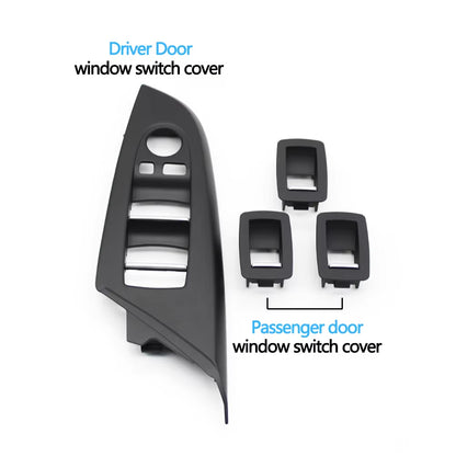 LHD RHD Car Front Rear Door Window Lift Switch Cover Trim Outer Frame Replacement For BMW X3 F25 2011-2017