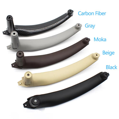 LHD RHD Car Front Rear Left Right Interior Door Inside ABS Pull Handle Cover Trim For BMW X5 X6 E70 E71 E72 2007-2014