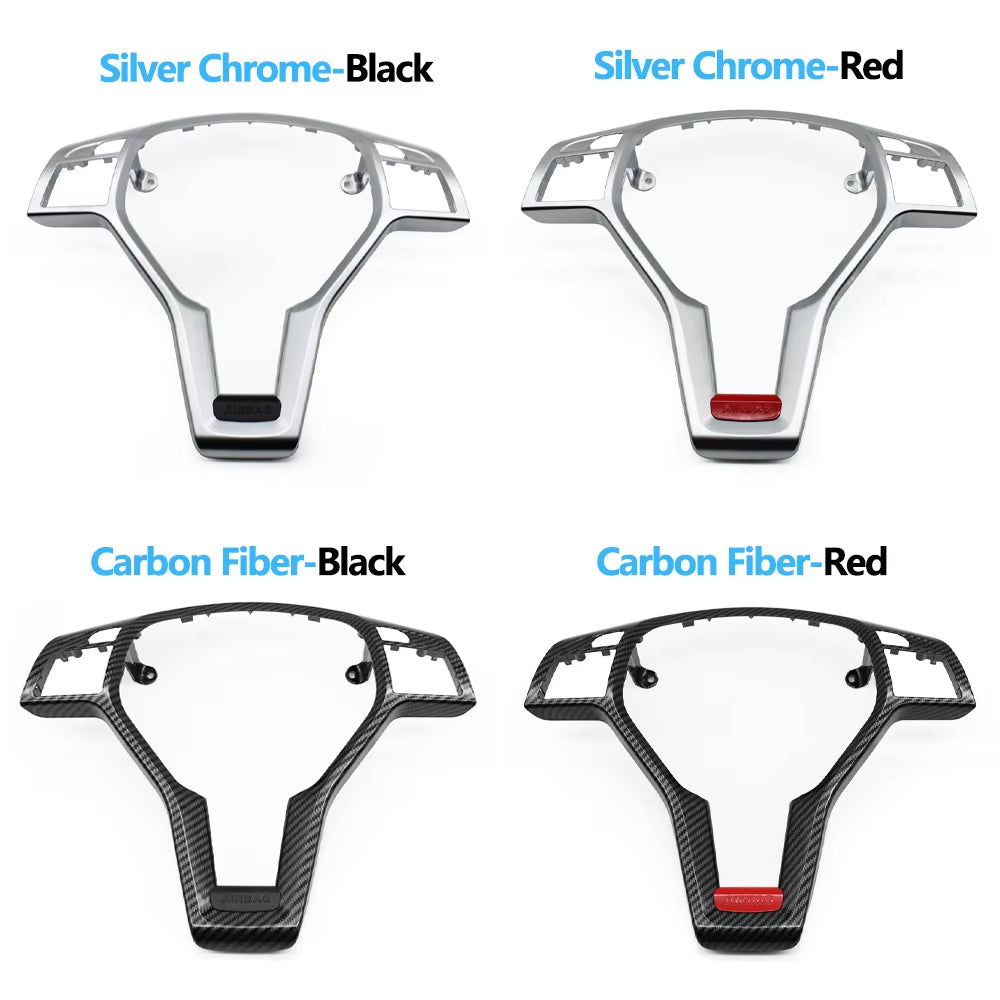 Car Steering Wheel Frame Trim Cover For Mercedes Benz AMG Style A B C E GLK GLA CLA CLS Class W176 W246 W204 W212 W156 W117