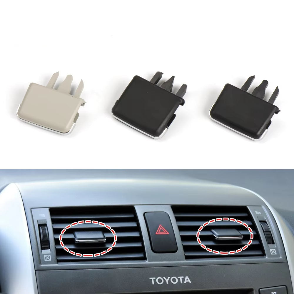 Car Left Right Dashboard Center Fresh A/C Vent Grille Louvre Blade Slice Air Conditioning Leaf Clip For Toyota Corolla 2007-2013