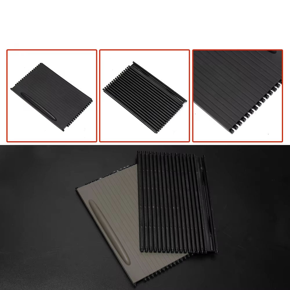 For Porsche Cayenne 2003-2010 Car Center Console Sliding Shutters Cup Holder Roller Blind Cover Replacement 7L5862531