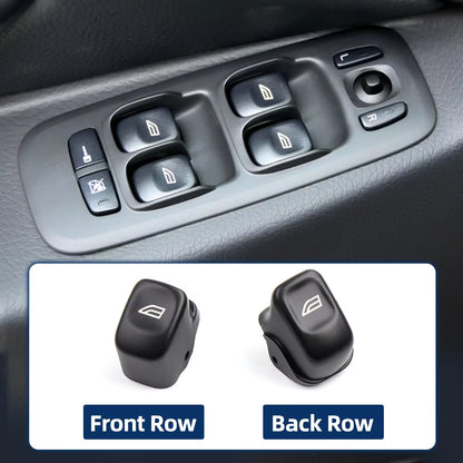 31295164 For Volvo V70 XC70 S80 S60 XC90 Black Regulator Button Cover Front Rear Window Glass Lifter Switch Button Cap