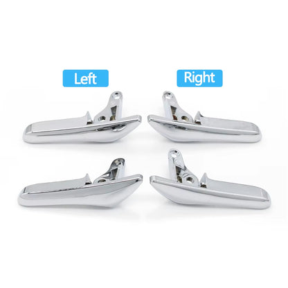 1/2/4PCS Car Left Right Chrome Door Pull Handle For Mercedes Benz E CLS Class W211 W219 E320 E500 E63 AMG 2117660124,2117660224