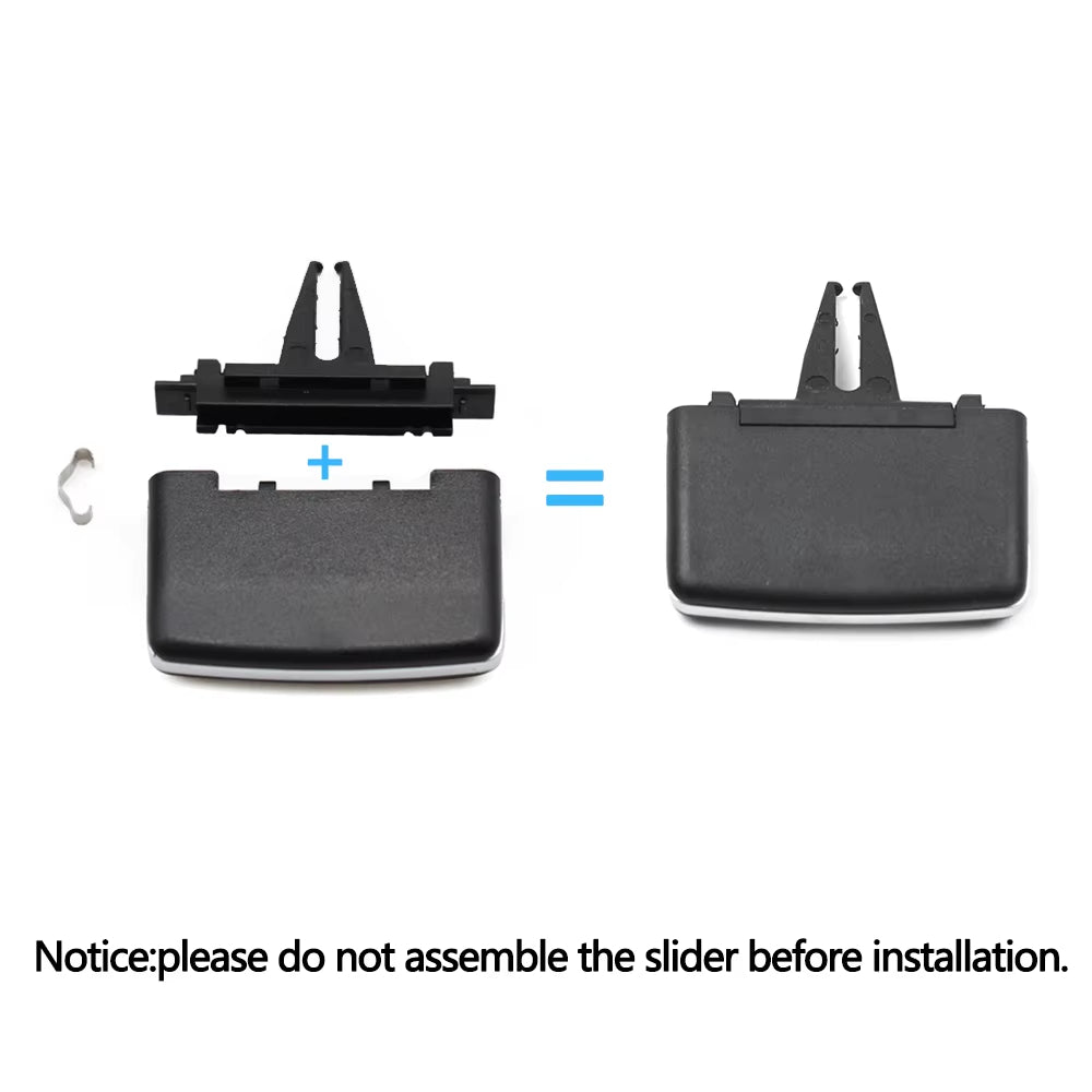Car Front AC Air Vent Outlet Tab Clip Repair Kit For Mercedes Benz C GLK Class W204 X204 C180 C200 C260 GLK260 GLK300 GLK350