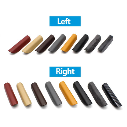 Left Right Interior Door Pull Handle Leather Outer Cover Trim For Porsche Cayman/Boxster 981 718 982 911 991
