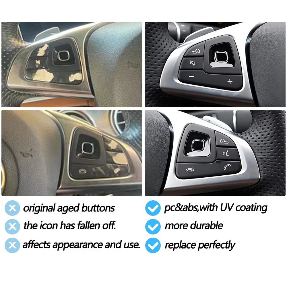 Car Multi-function Steering Wheel Buttons Volume Control Switch Button Assembly For BENZ E Class W213 W238 C238 2016 2017 2018