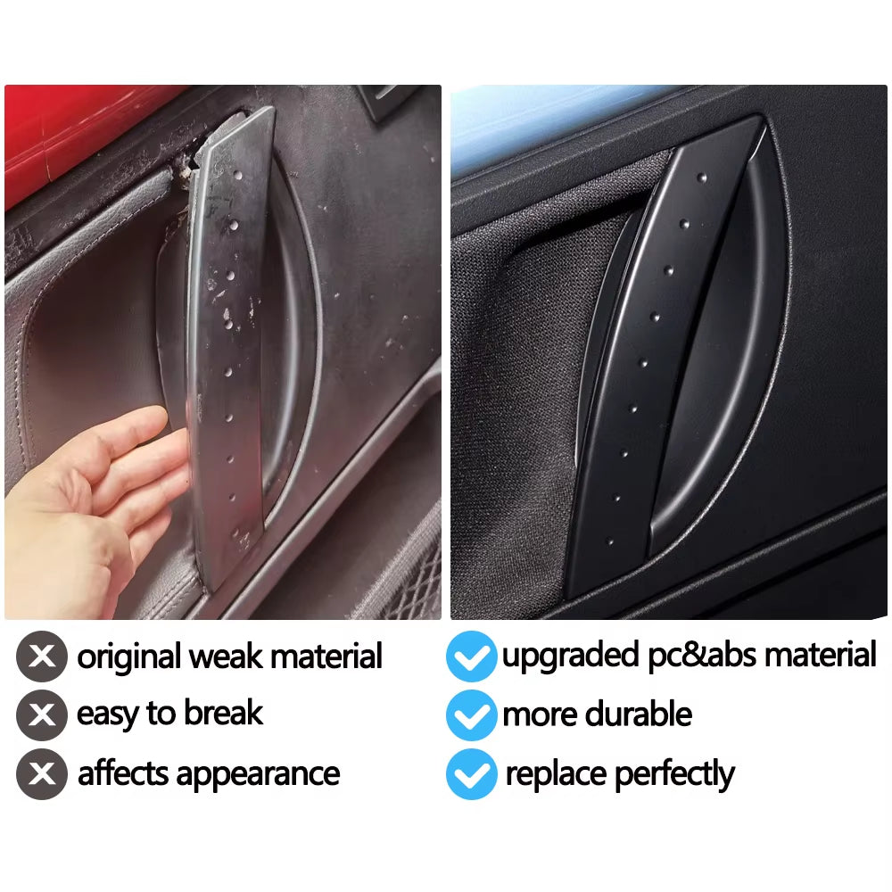 Car Interior Left Right Door Handle Protective Cover Replacement For Volkswagen VW Beetle 1998-2010