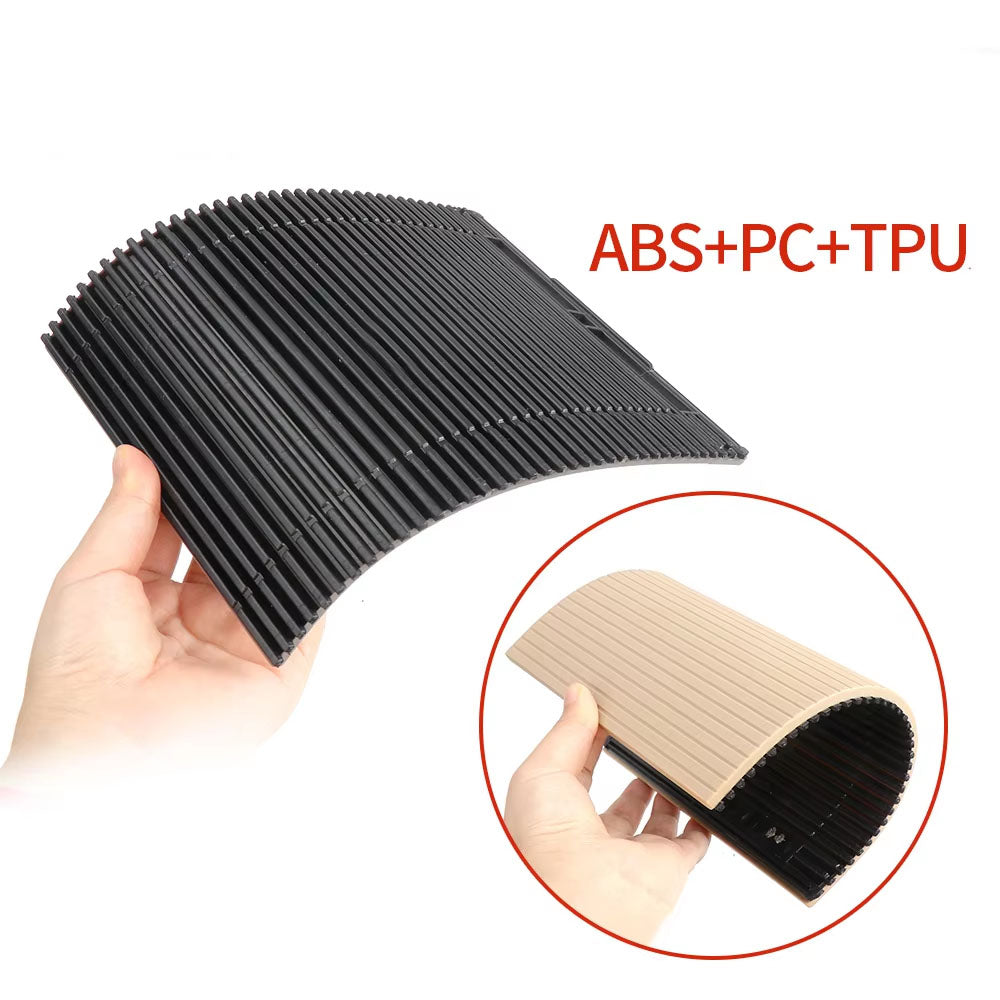 For Volkswagen Passat CC B6 B7 Car Front Center Console Sliding Shutters Cup Holder Roller Blind Cover Replacement 3CD857503