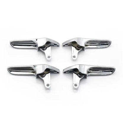 1/2/4PCS Car Left Right Chrome Door Pull Handle For Mercedes Benz E CLS Class W211 W219 E320 E500 E63 AMG 2117660124,2117660224