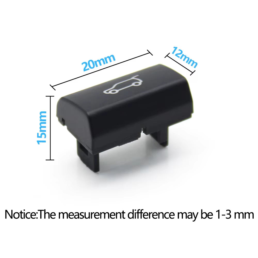 Car Dashboard Tailgate Rear Trunk Switch Button Cover Cap Replacement For BMW X5 E70 2006-2013 X6 E71 2008-2014