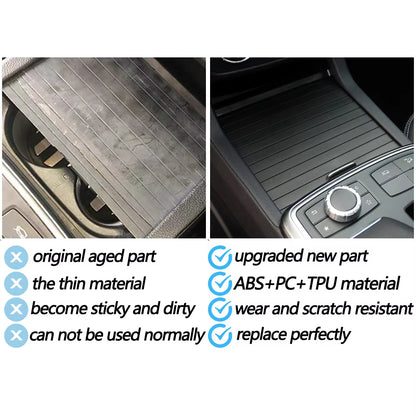 Car Center Console Drink Cup Holder Shutter Roller Cover For Mercedes Benz ML GL GLE GLS Class W166 ML300 GLE350 1666803814