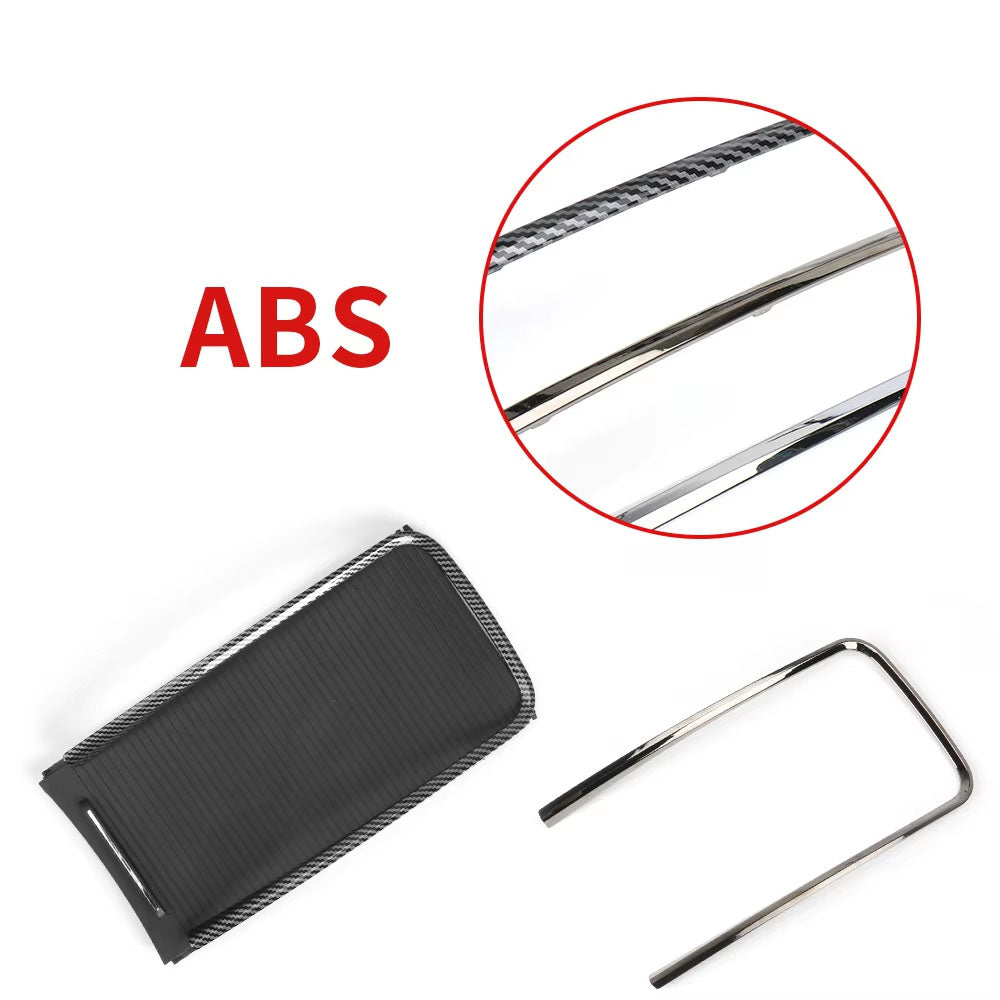 For Buick Lacrosse 2009-2013 Car Console Armrest Box Storage Box Electroplating Strip Water Cup Holder Strip Plating Trim Ring