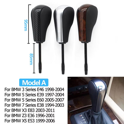 Car Automatic Gear Shift Knob Lever Stick Replacement For BMW 1 3 5 7 X3 X5 Z3 Z4 E81 E82 E85 E90 E91 E46