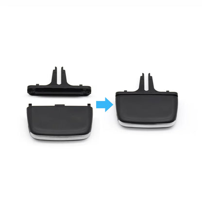Car Rear Air Conditioning AC Vent Grille Outlet Slider Tab Clip Repair Kit For Volvo V90 S90 2016 2017 2018 2019 2020 2021-2024