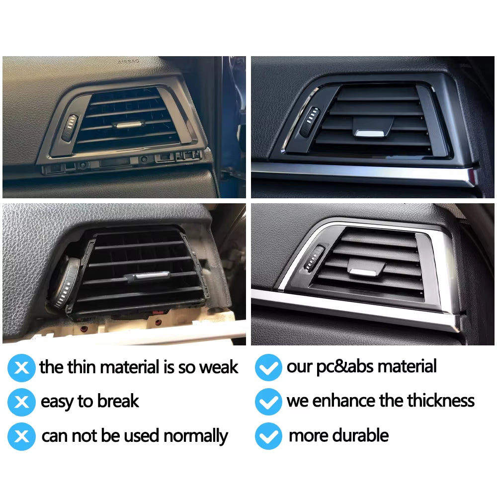 LHD RHD Left Right Air Conditioning AC Vent Grill Outlet Panel Frame Trim For BMW 3 4 Series F30 F31 F34 F35 F32 F33 F36 F82 F83