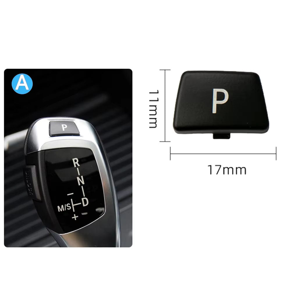 Car Gear Shift Lever Auto Parking P Button Cap Cover Replacement For For BMW 3 5 7 X3 X4 X5 X6 Series E90 F30 F10 F01 F25