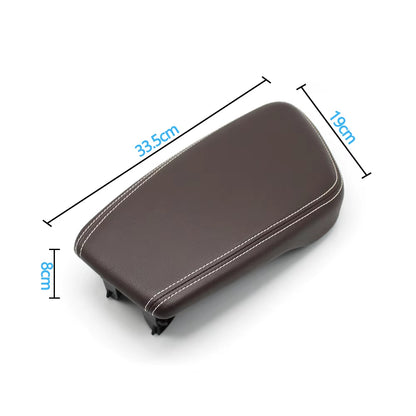 LHD Car Central Console Storage Box Armrest Case Leather Cover For BMW X1 X2 2 Series F48 F49 F39 F45 F46 2016-2022
