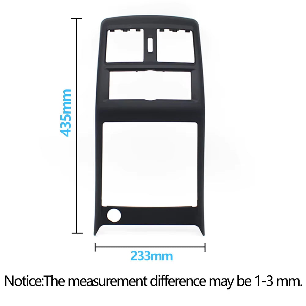 Car Rear Center Console Air Conditioning Air Vent Outlet Surface Frame Cover Trim For Mercedes Benz ML GL GLE GLS W166 W292