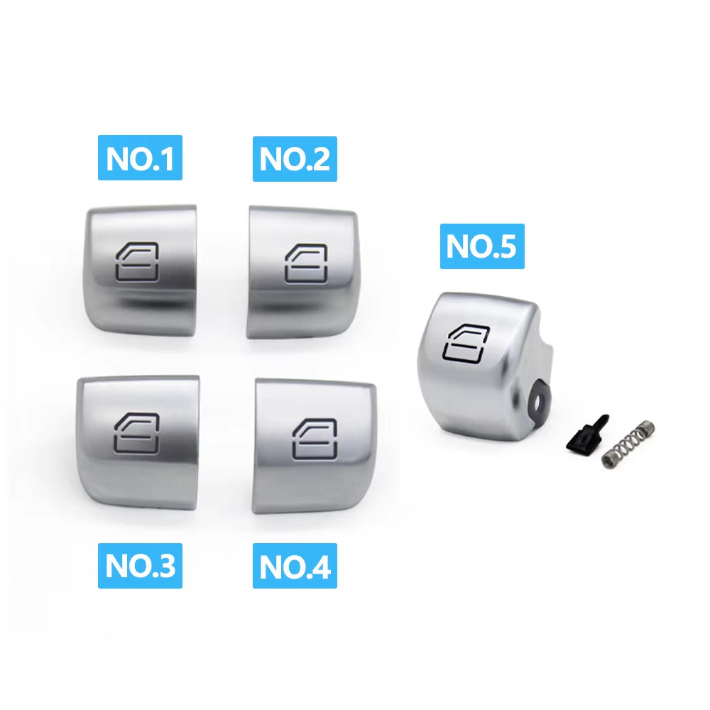 W205 Car Master Window Switch Repair Button Cover Passenger Door Control Switch Key Cap For Mercedes Benz W253 W213 W293 W222