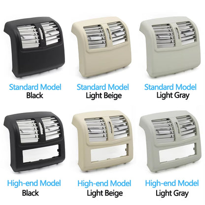 Rear Console Fresh Air Conditioner Chrome Vent Grille Outlet Cover For Mercedes Benz W212 E Class E260 E300 E320 2012-2015