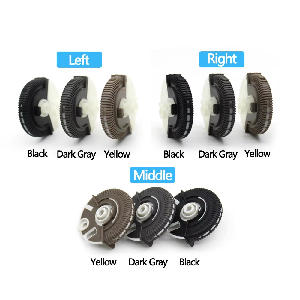 2/3PCS Front Rear Air Conditioning Control Roller AC Vent Base Rolling Wheel For Benz E Class W211 E200 E300 E230 E260 E280