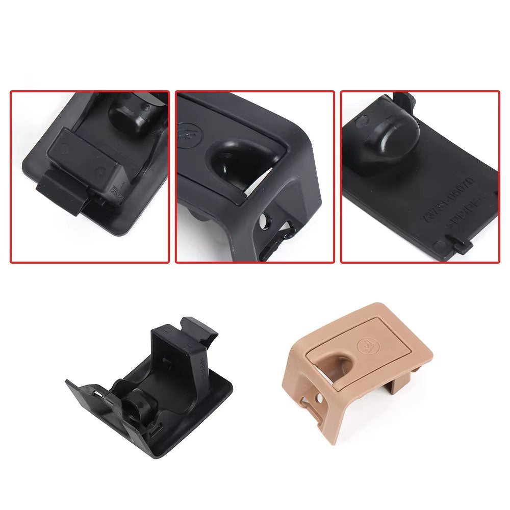 Rear Seat Hook ISOFIX Cover For Lexus ES UX Child Restraint Cover 7373106010C0 Car Rear Seat Hook Buckle Black Brown