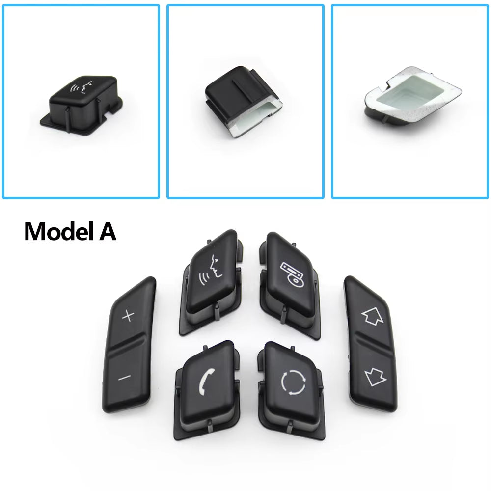 Car Steering Wheel Button Control Switch Cover Replacement For BMW 3 Series X1 E90 E91 E92 E93 E84 61316959893 61316959894